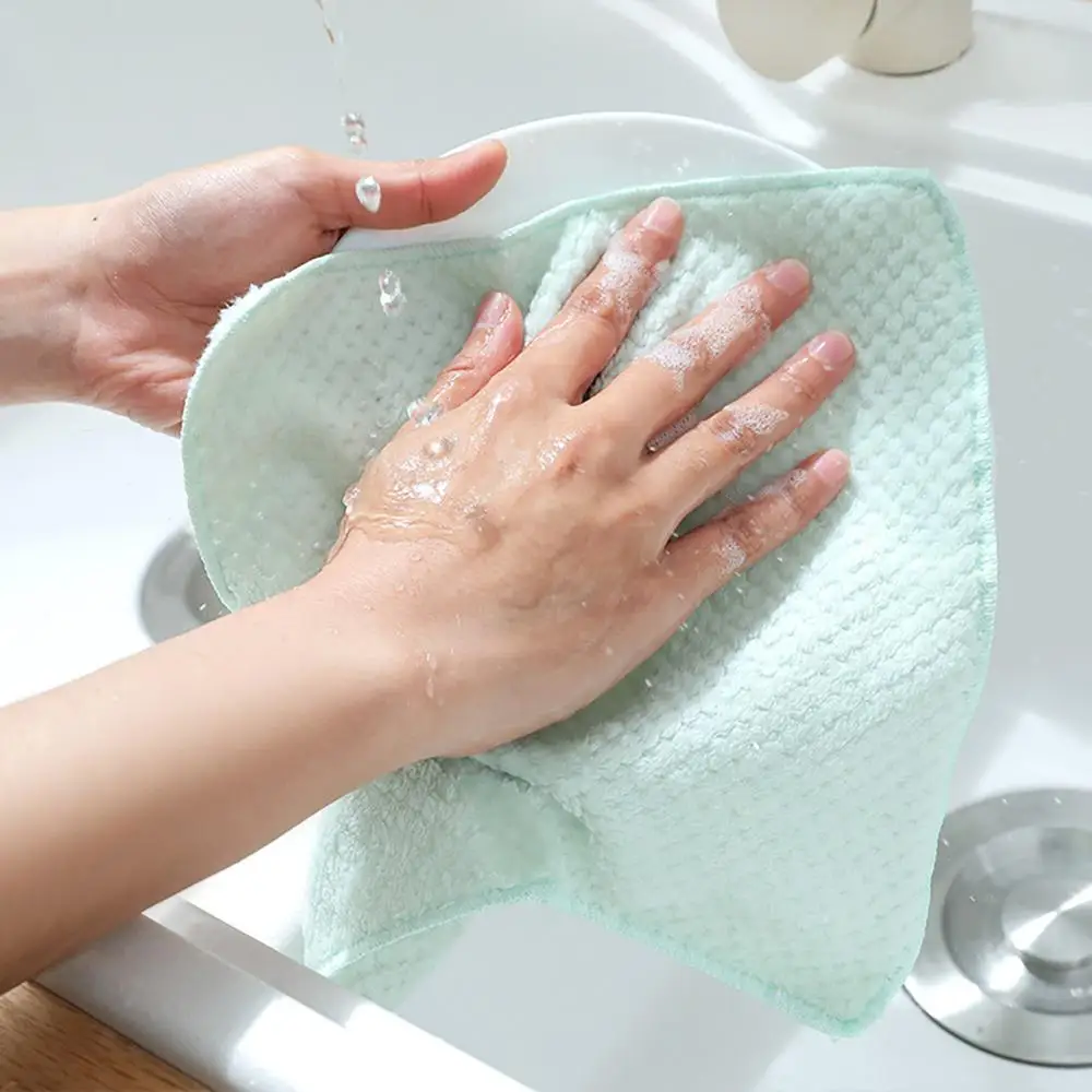 1 шт. домашние полотенца из микрофибры для абсорбент кухни плотная ткань очистки