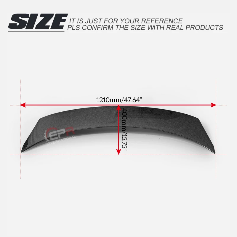 Carbon Wing Lip For Kia Stinger OE Style Fiber Rear Spoiler Body Kit Tuning Trim Racing Part | Автомобили и мотоциклы