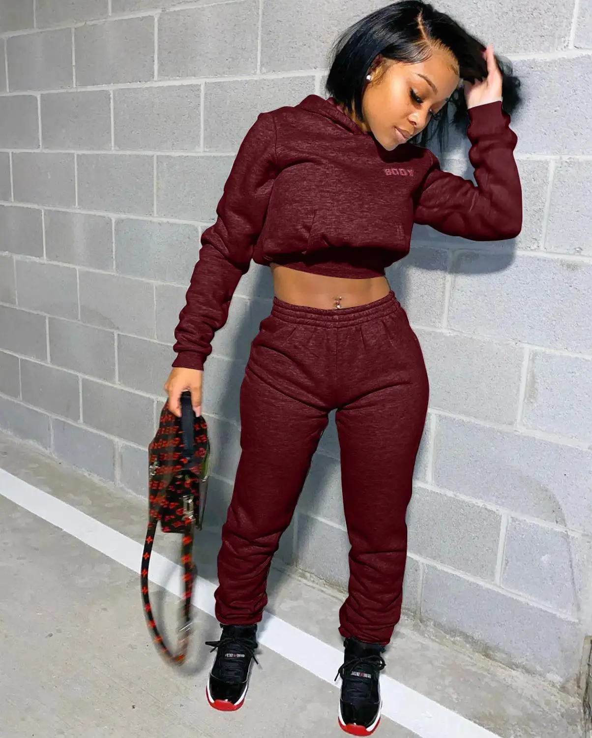 

INS Hottest Casual Women Autumn Solid Sportwear Tracksuits Lady Hooded Shorts Sweatshirts High Waist Sport Pants Two Piece Sets