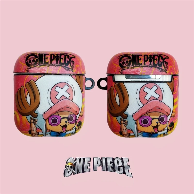 Мультфильм one piece Луффи Зоро ace чехол Bluetooth беспроводной Чехол для гарнитуры для Apple Airpods pro 3 2 модные милые наушники мягкий чехол - Цвет: for Airpods 2 1
