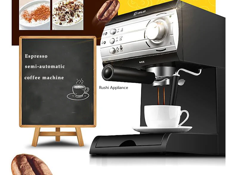 

Donlim/DL-KF6001coffee maker consumer and commercial fully semi-automatic steam Milk foam instant machine coffee machine