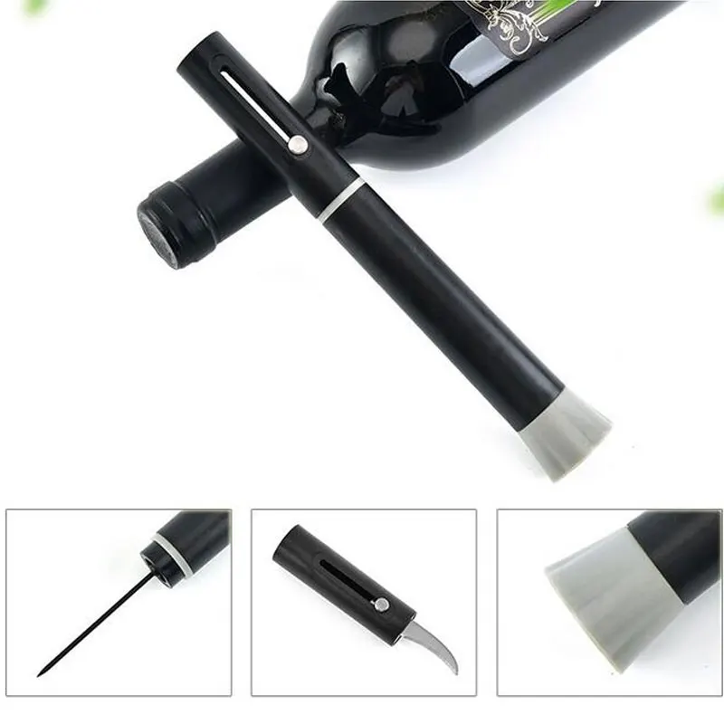

Air Pressure Kitchen Red Wine Opener Bottle Popper Pumps Corkscrew Cork Out Tool