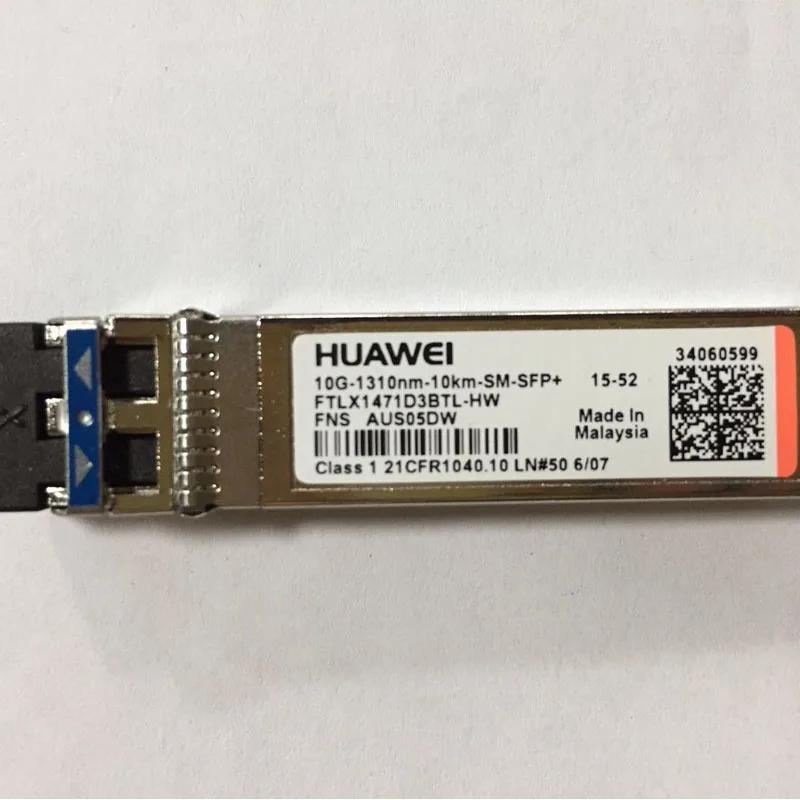 

HW FTLX1471D3BTL-HW 10G-1310-10km-SM-SFP + 34060599