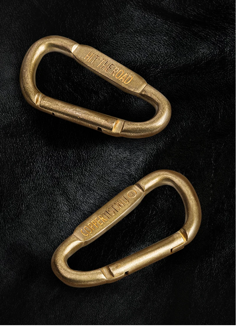 Coppertist. wu быстро открывающаяся застежка латунный декоративный узор Карабин коготь крюк брелок подвеска