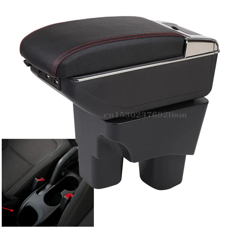 

Для Chevrolet Onix подлокотник коробка центральный автомобильный подлокотник для хранения Cavalier коробка подстаканником пепельница USB интерфейс салона автомобиля-Стайлинг