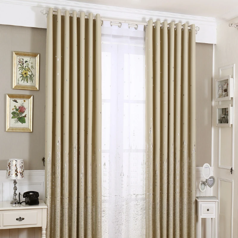 Современный Звездный замок Светонепроницаемый Фотофон для спальни гостиной