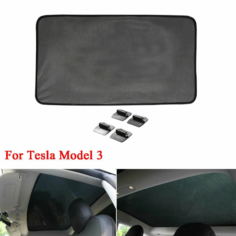 Для Tesla модель 3- стекло для крыши, Солнцезащитный передний Skylight слепой сетка