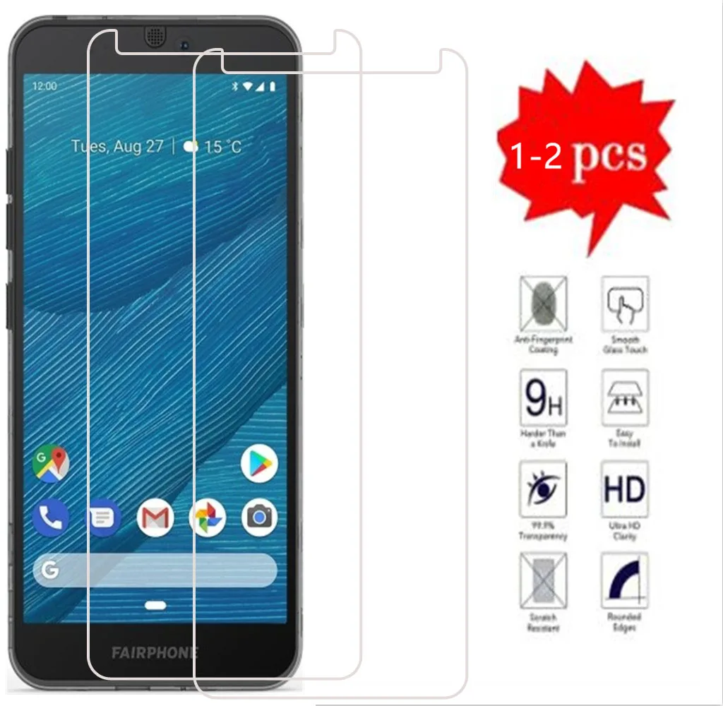 

Защитное закаленное стекло 9H 2.5D для Fairphone 3 + plus