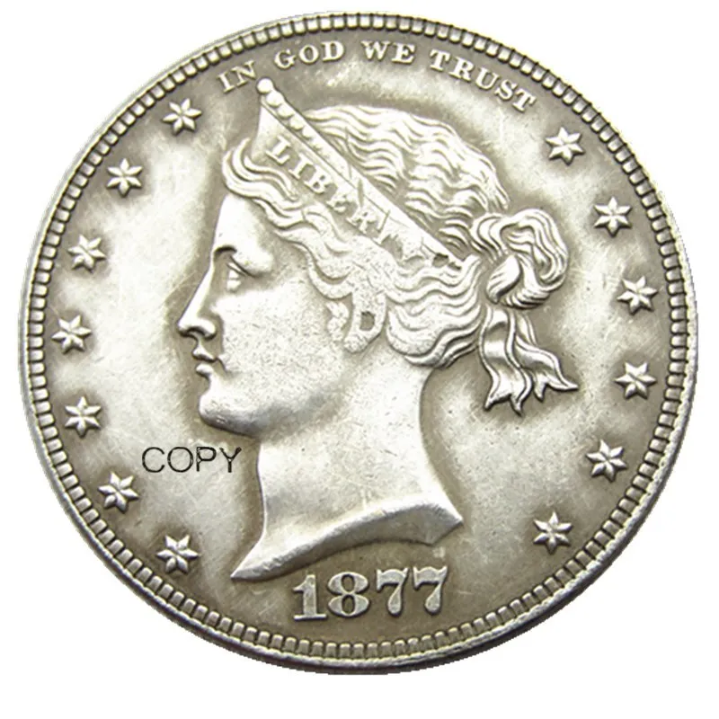 1877 Sailor Head Half Dollar Patterns Silver Plated Copy Coin