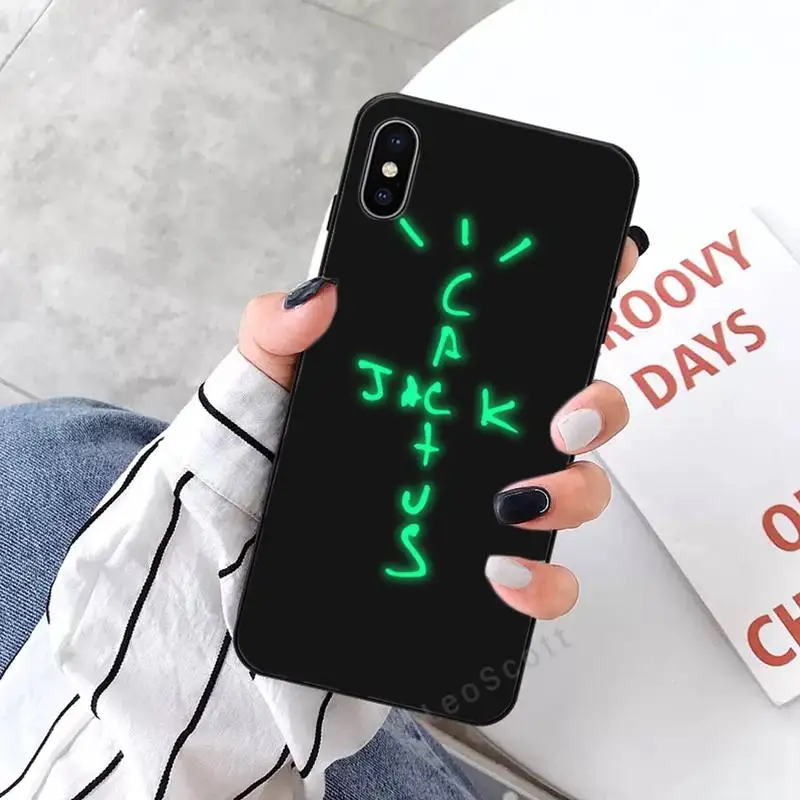 Чехол для телефона с изображением кактуса Джека букв слов чехол iphone 5 5s 5c se 6 6s 7 8 plus