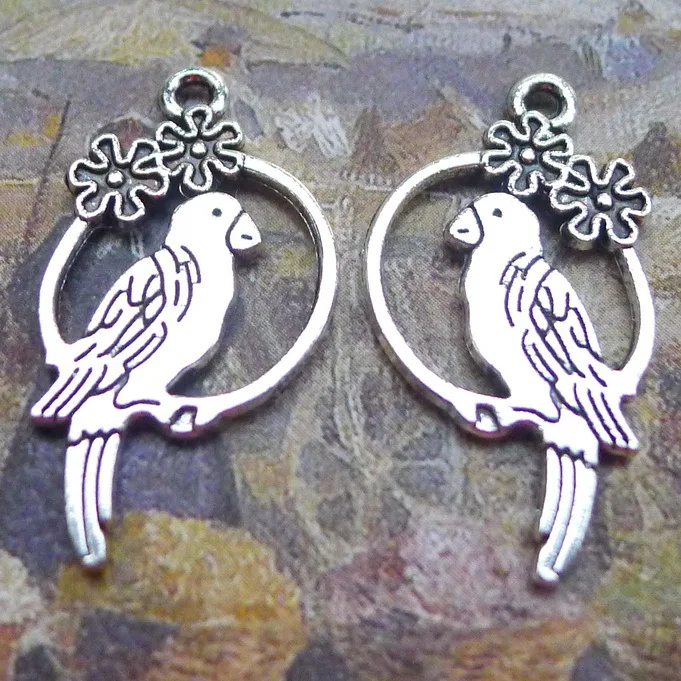 

Newest 15Pieces 15*28mm Mixed Alloy Antique Silver Color Cageling Charms Keychain Pendant Accessory For DIY Jewelry Making