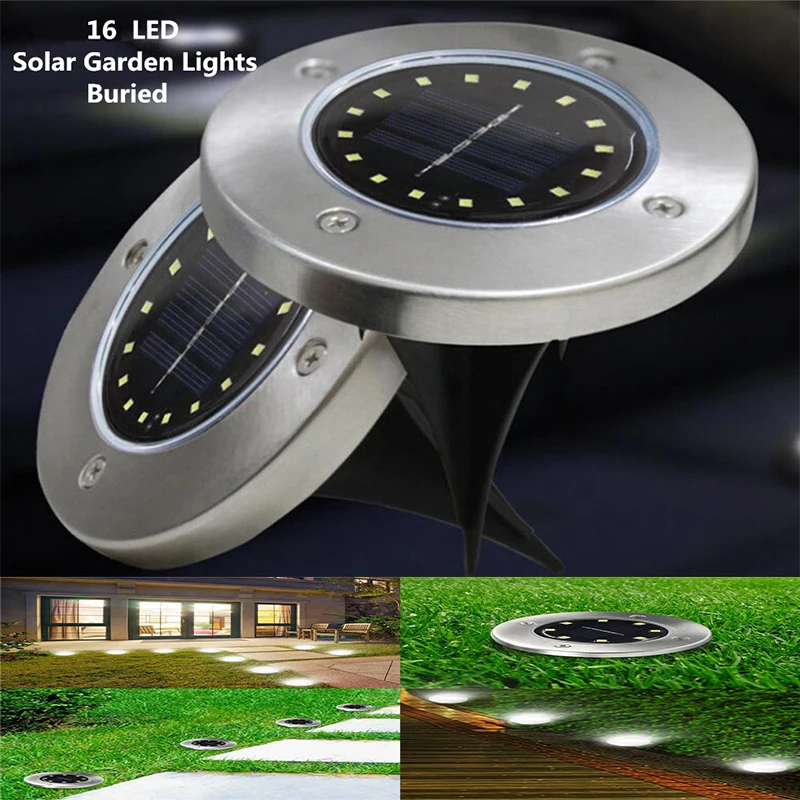 Уличные фонари на солнечной батарее садовые водонепроницаемые для дорожек