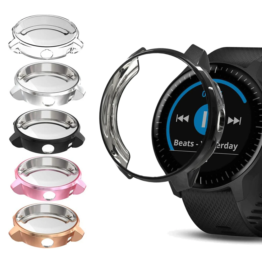 For Garmin Vivoactive 3 &amp Music Screen Protective Case Cover High Quality TPU Protector Frame Vivoactive3/3 Watch | Электроника