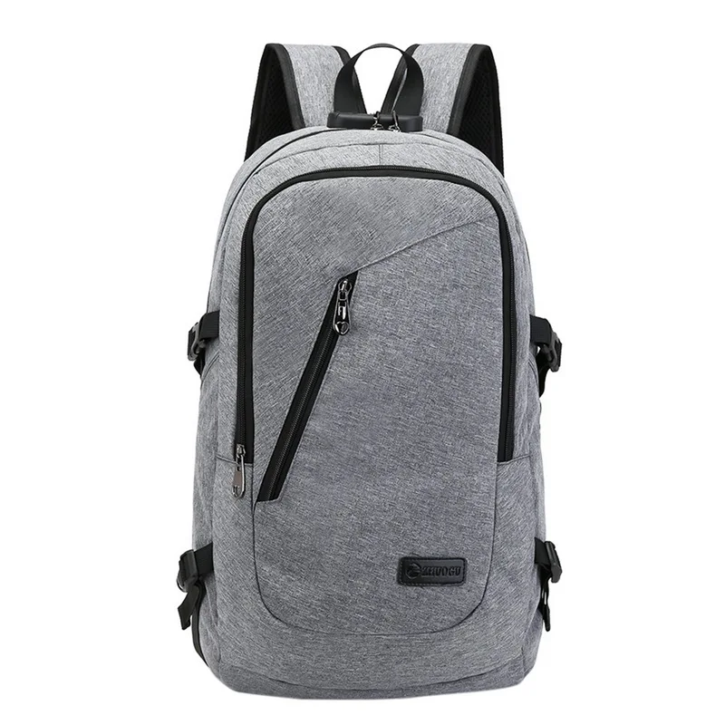 gray A Litthing, мужской рюкзак, школьный, студенческий, Loptop Backbags для IPAD, подарок, USB, рюкзак для путешествий, Daypacks, Mochila, Hombre, Back Pack, мужской - Цвет: gray A