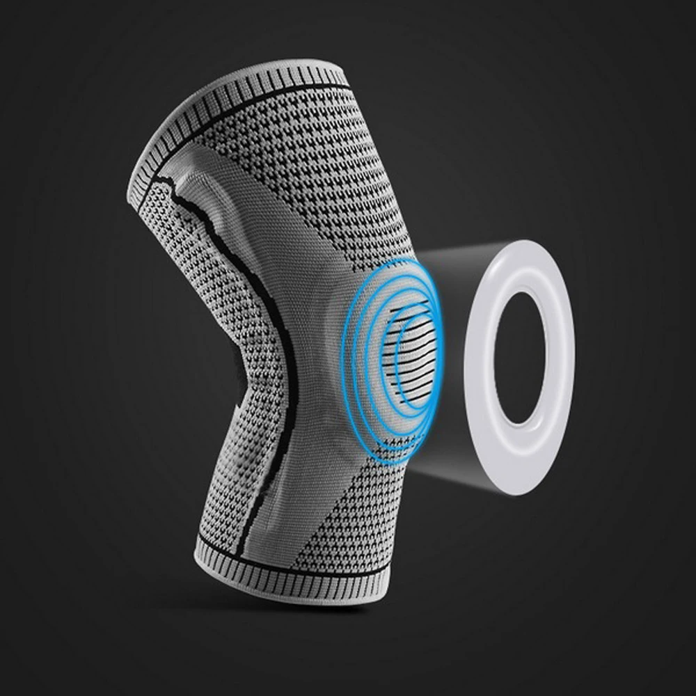 

Knitted Knee Pads Outdoor Breathable Sports Breathable Knee Pad Mountaineering Running Basketball Riding Knee Support Protection