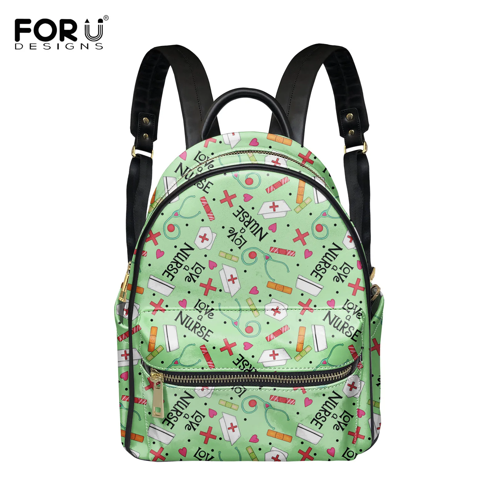 

FORUDESIGNS, женский кожаный рюкзак с мультяшным рисунком, женский рюкзак высокого качества, дорожные рюкзаки, женские сумки через плечо