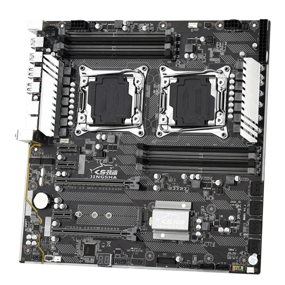 

Материнская плата JINGSHA X99-F2, двухканальная материнская плата DDR4 256G SATA 3,0 M.2 NVME USB 3,0 для процессора Xeon V3 V4