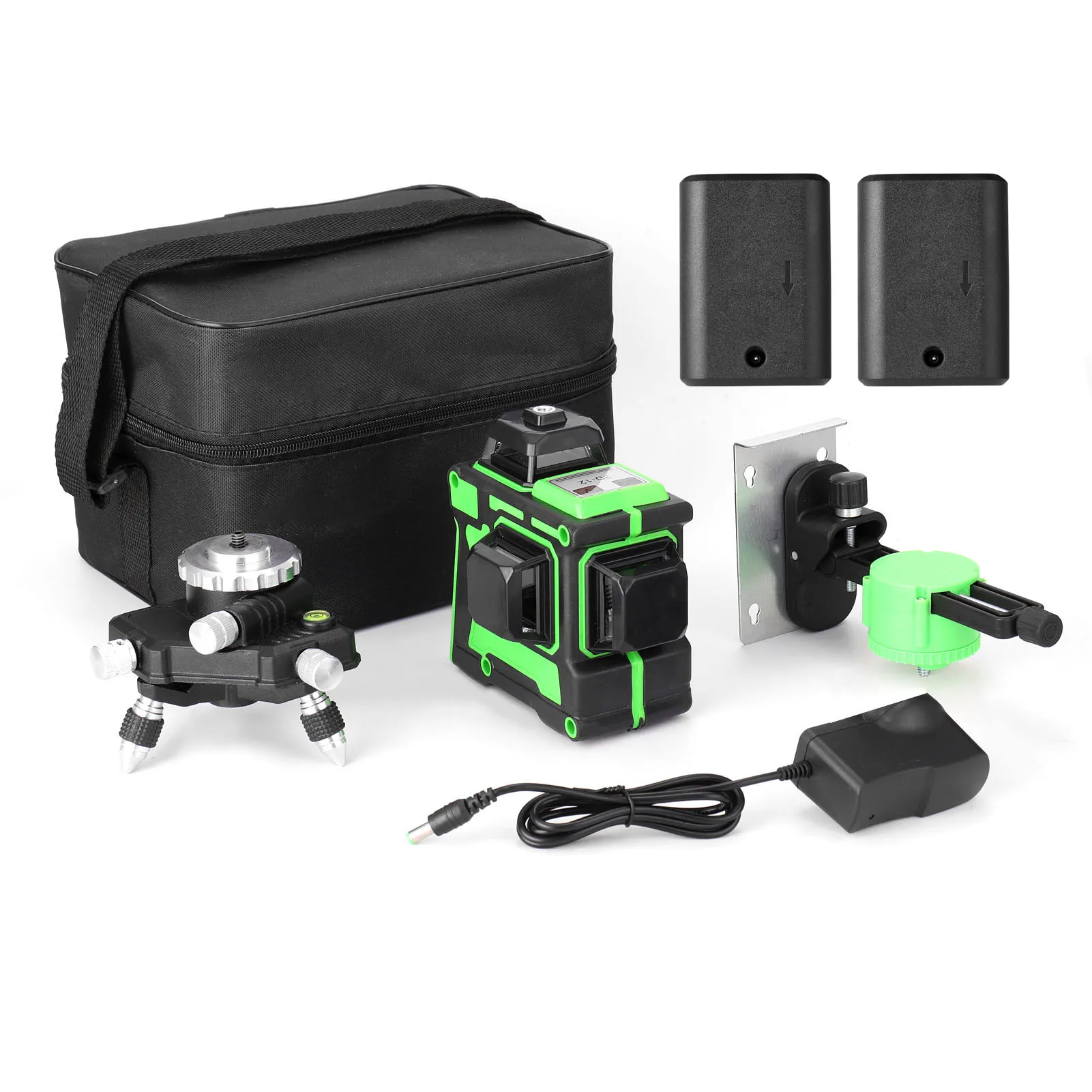 Лазерный уровень зеленый лазер горизонтальный и вертикальный 12 линий |