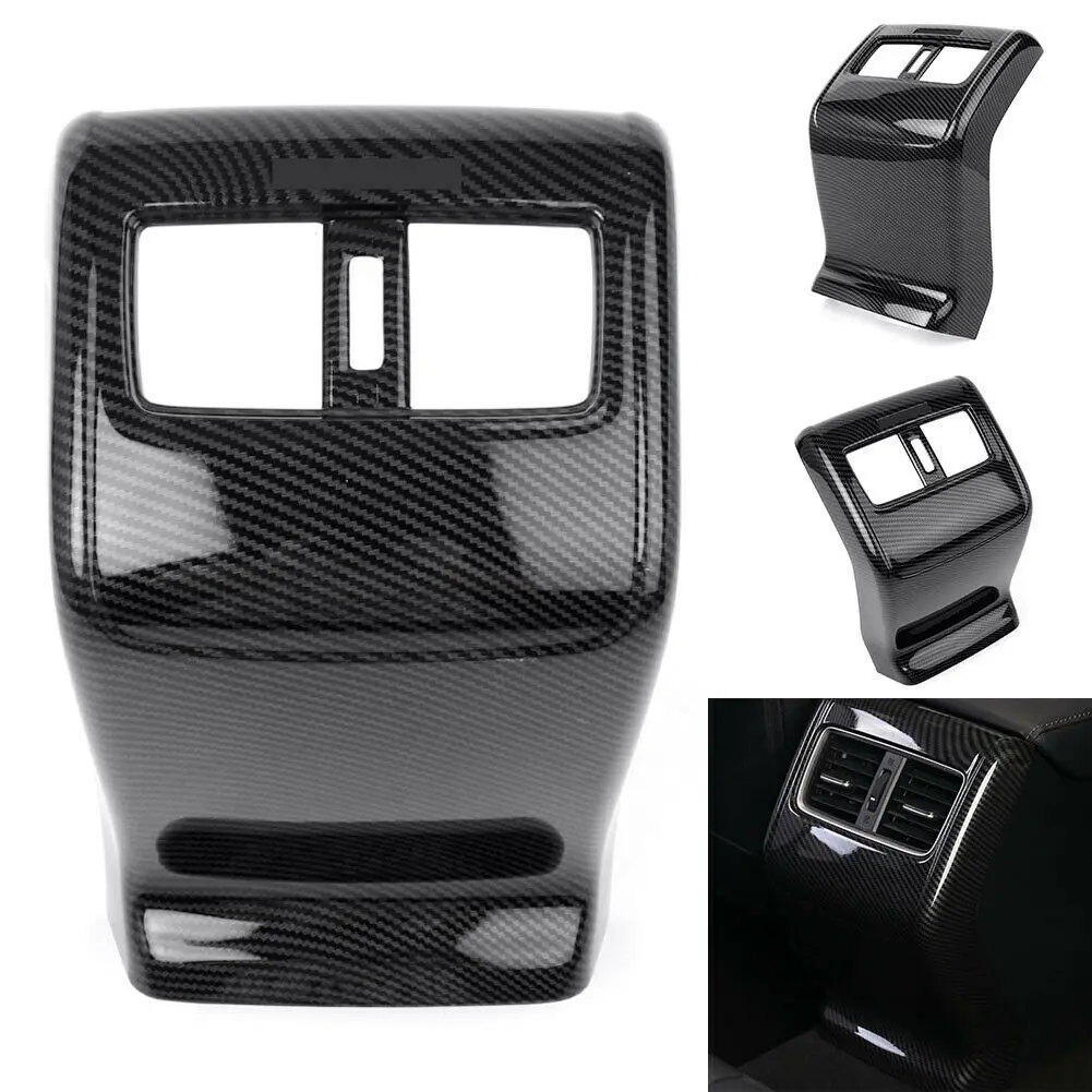 

Replacement Carbon Fiber Cover Replaces Parts Accessories Black Rear Armrest Box For Honda Accord 2018-2020