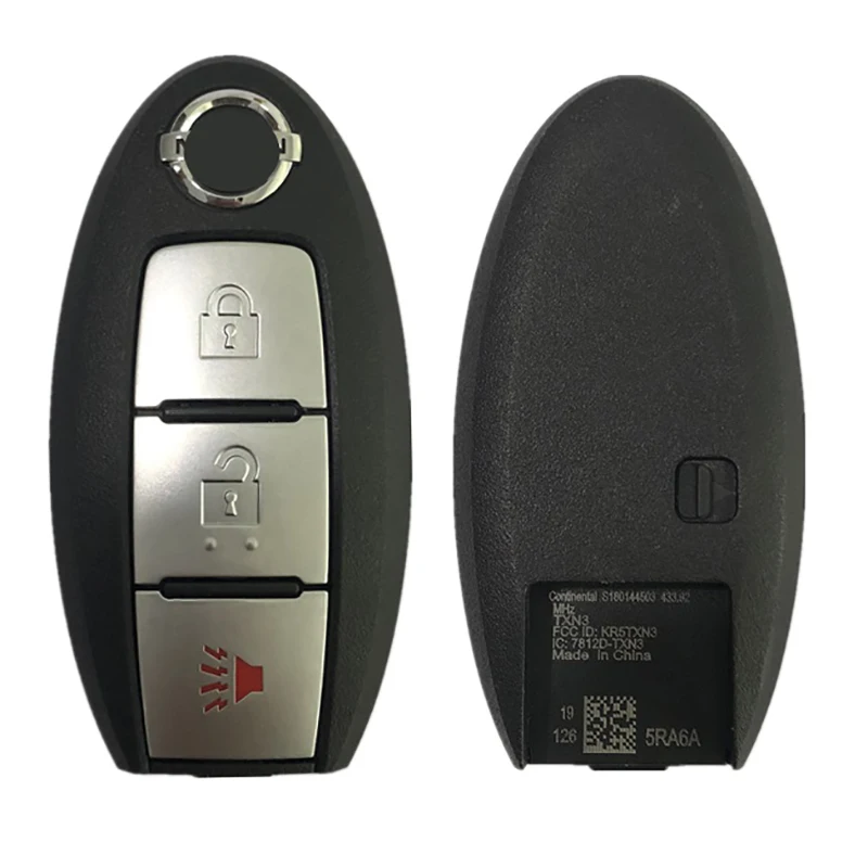 

Умный ключ CN027070 с 3 кнопками для Nissan Rogue Kicks, Бесконтактный, 434 МГц, 4AChip FCCID KR5TXN3 S180144105 285E3-4CB1C