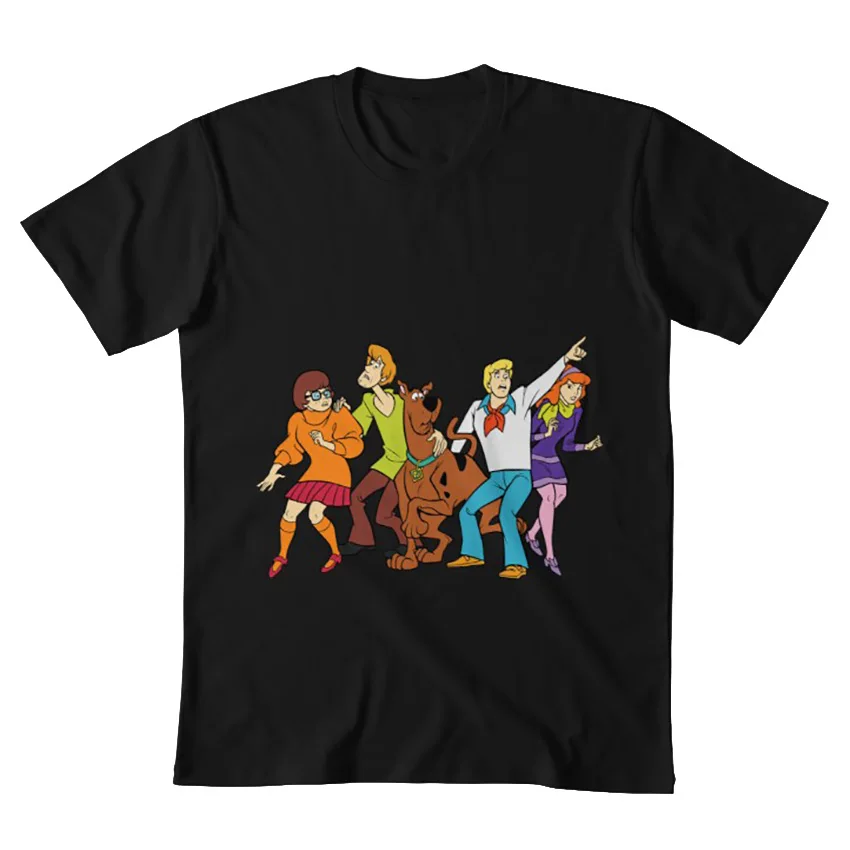 Футболка scooby doo shaggy fred velma daphne Children tv mystery inc. стикер с рисунком из мультфильма |