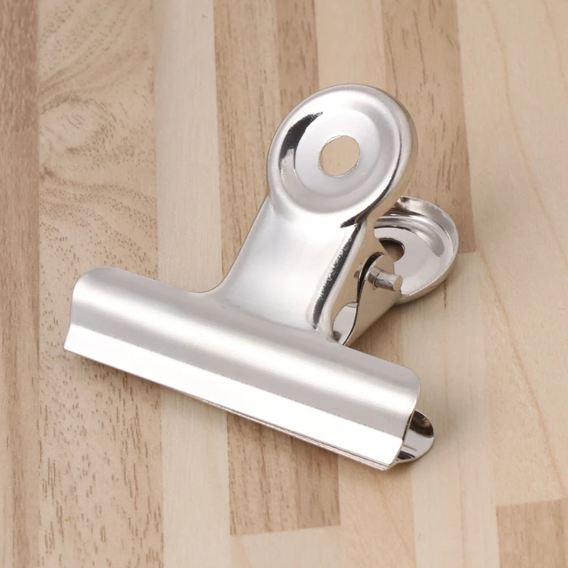 Новинка 2020 металлический зажим для бульдога упаковщик еды офисной бумаги