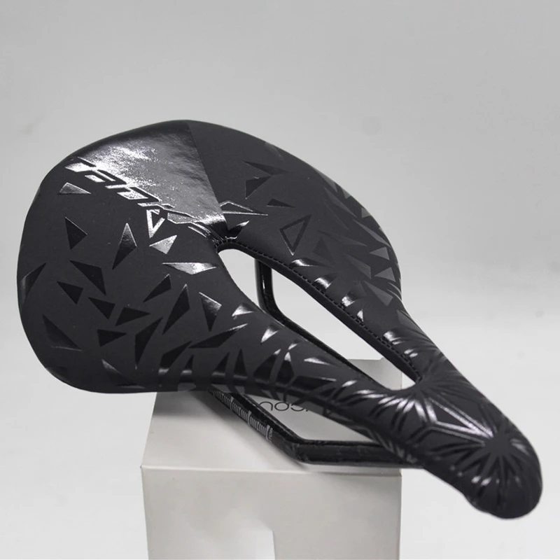 

Carbon Fiber Saddle Road Mtb Mountain Bike Cushion Bicycle Accessories Saddle Cycling Saddle-155mm