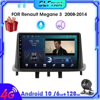 android 10 2 din car radio for renault megane 3 fluence 2008 2014 multimedia player navigation stereo receiver audio rds dsp fm
