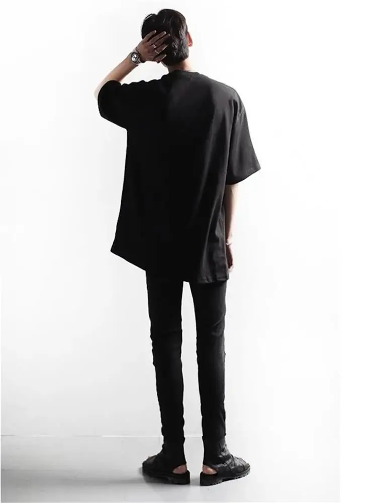 Men's Jeans Spring And Autumn New Korean Fashion Trend Personality Hole Design Hip Hop Street Slim Pants