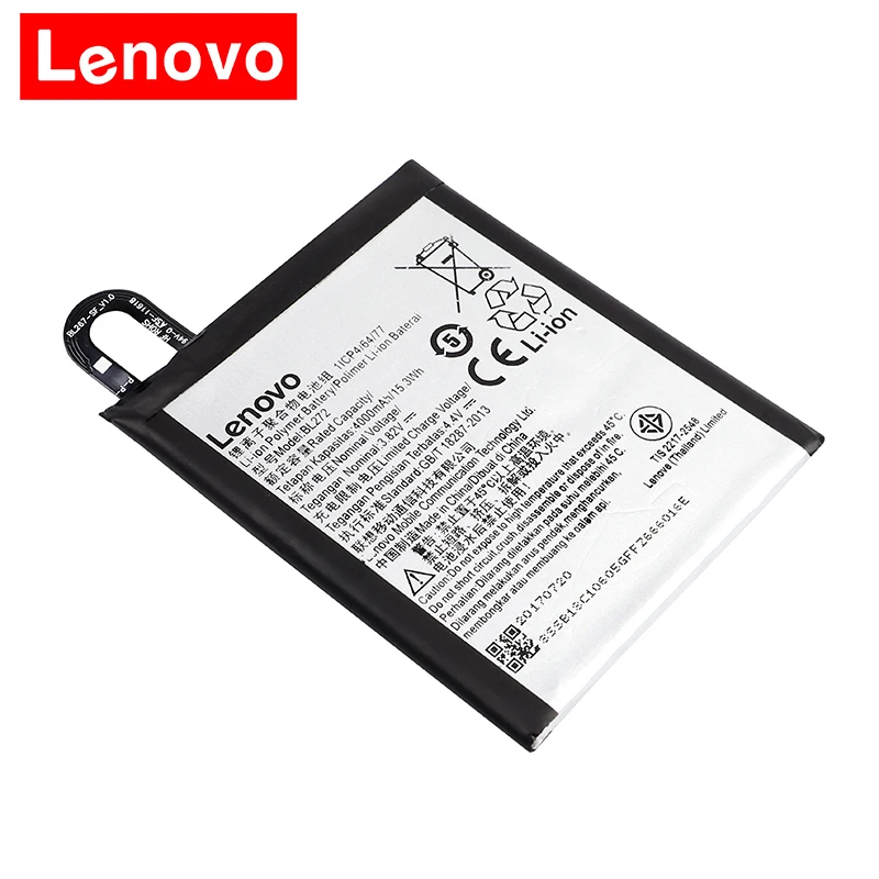Оригинальный аккумулятор Lenovo BL272 4000 мАч для Vibe K6 Power K33A42 XT1662 аккумуляторы