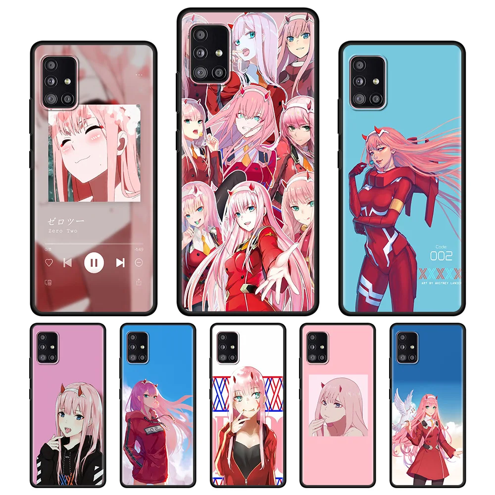 

Phone Case For Samsung Galaxy A03 A13 A12 A51 A71 A72 A52 A32 A31 A41 A21s A11 A22 A02 F42 Silicone Hot Gril Zero Two
