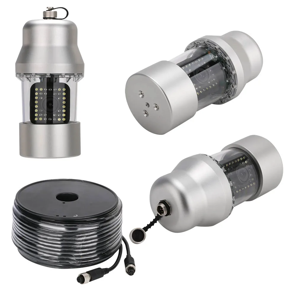 Продажа Видеокамера для подводной рыбалки, 9 дюймов, 20 м/50 м/100 м, рыбопоисковый прибор IP68, водонепроницаемая, с 38 светодиодами, вращающаяся на 360 граду...