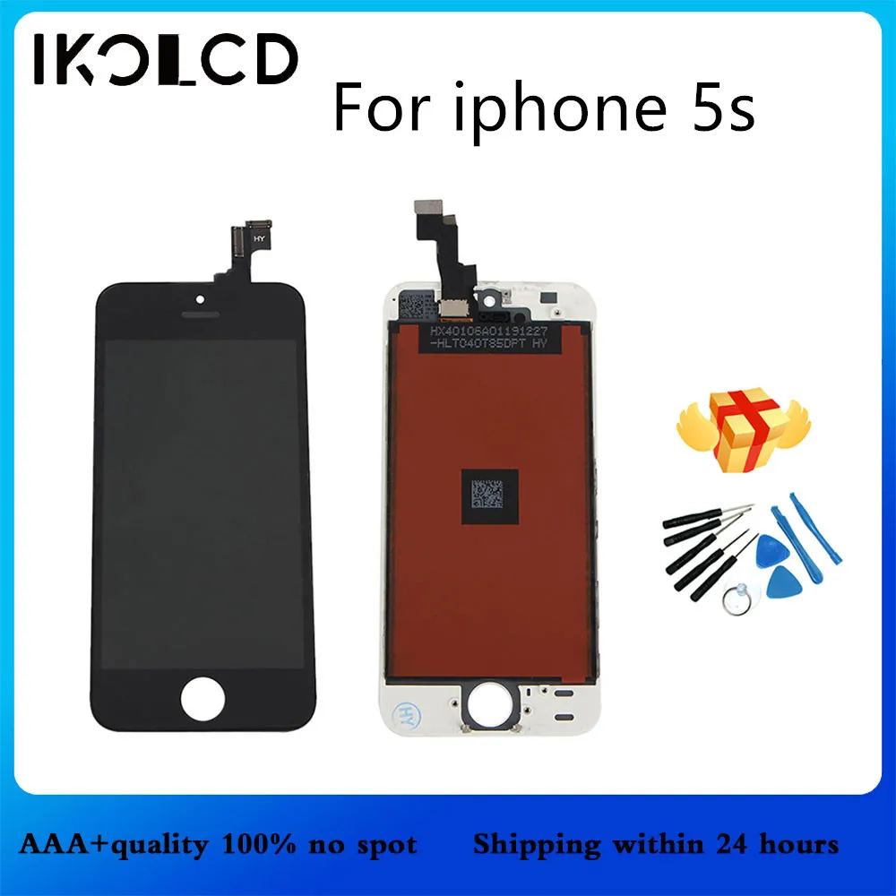 Сменный ЖК экран для iphone 5s дигитайзер сенсорного экрана в сборе с бесплатным