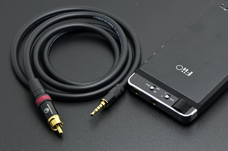 Коаксиальный цифровой аудиокабель HIFI 3 5 мм к RCA SPDIF для Fiio X7 X3K X5K X3 X5 1st 2nd 3rd M9 M11 M15 E17