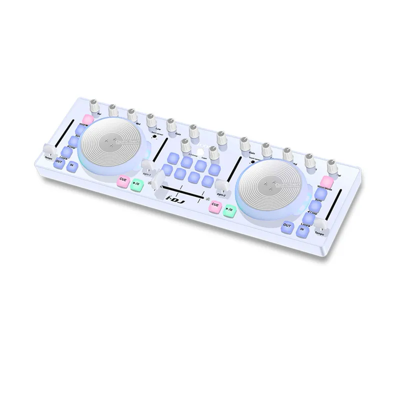 Профессиональный аудиомикшер iCON I-DJ IDJ Mini USB MIDI/DJ с сенсорными колесиками |