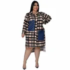 Женское платье в африканском стиле, размеры до 4XL