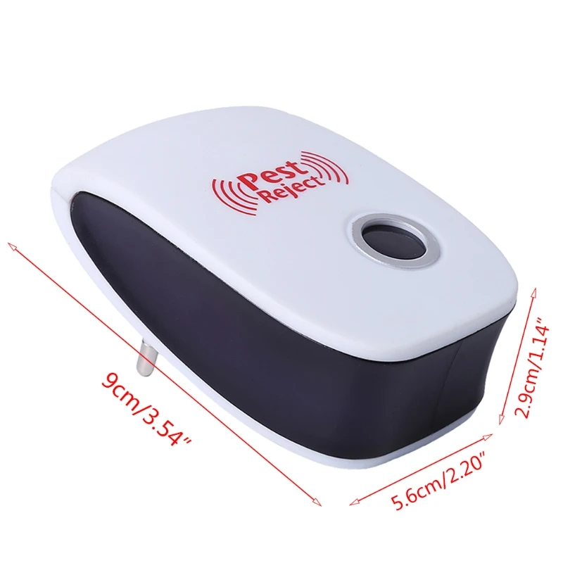 

EU Plug Electronic Ultrasonic Anti Mosquito Insect Pest Mouse Repellent Repeller
