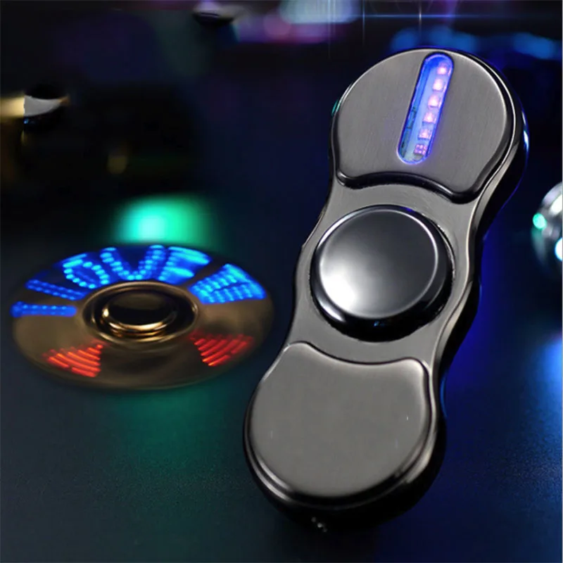 Спиннер Зажигалка светодиодный зажигалки для электронных сигарет USB