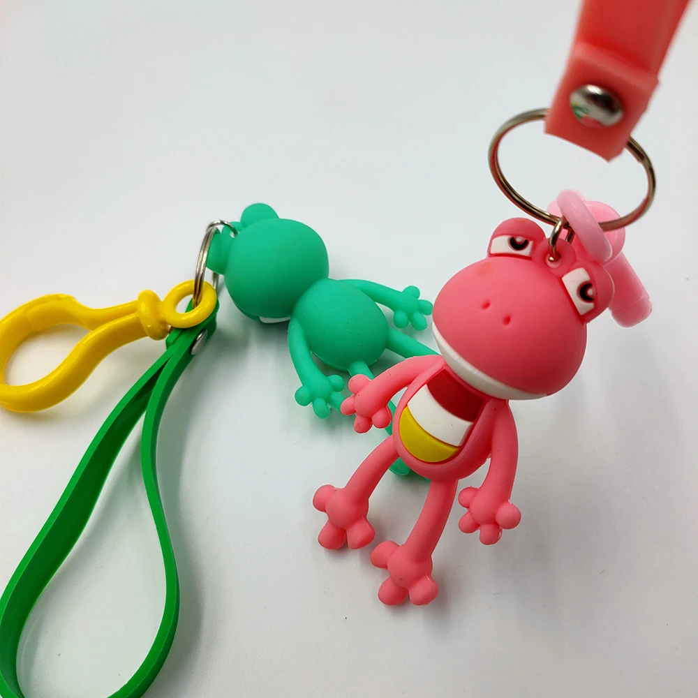 FIMAODZ милый брелок с дизайном лягушка Забавные тапочки большим ртом мультфильм