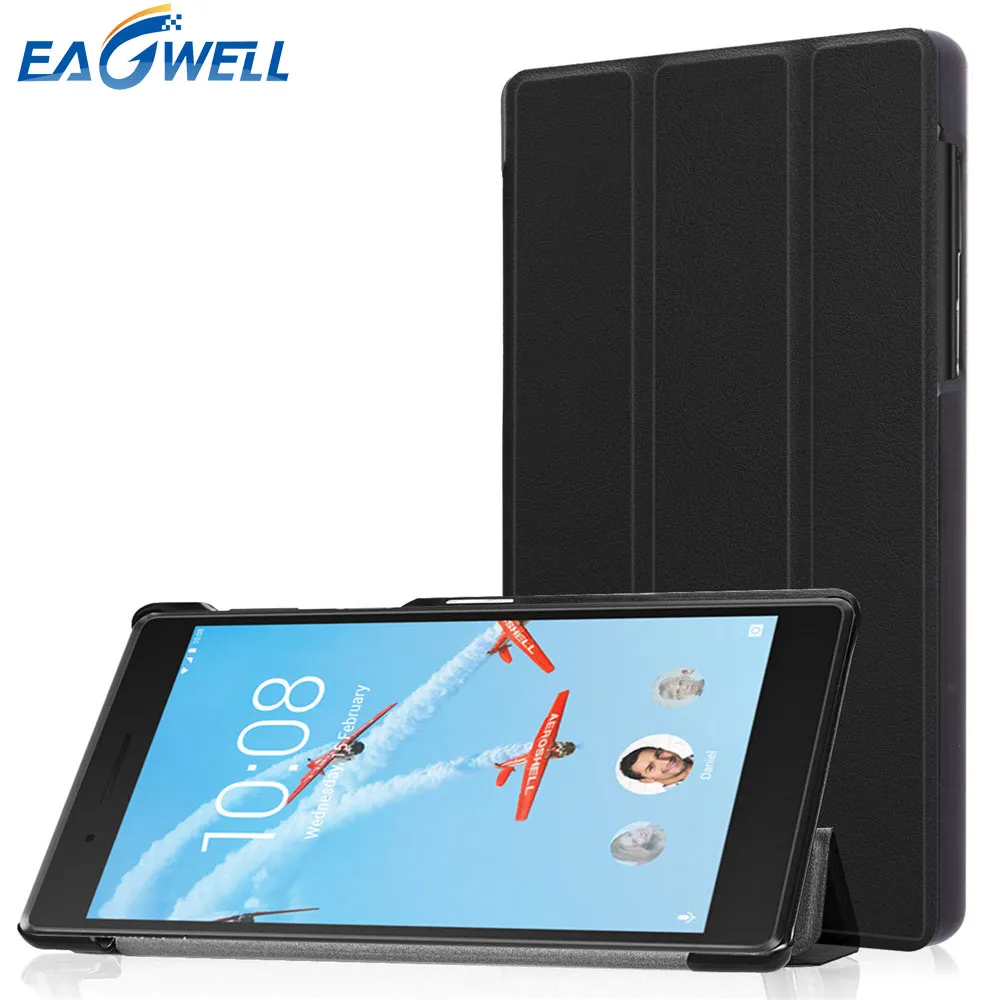 Чехол для Lenovo Tab 4 7 дюймов TB 7504F 7504N 7504X чехол три сложения кожаный флип с подставкой