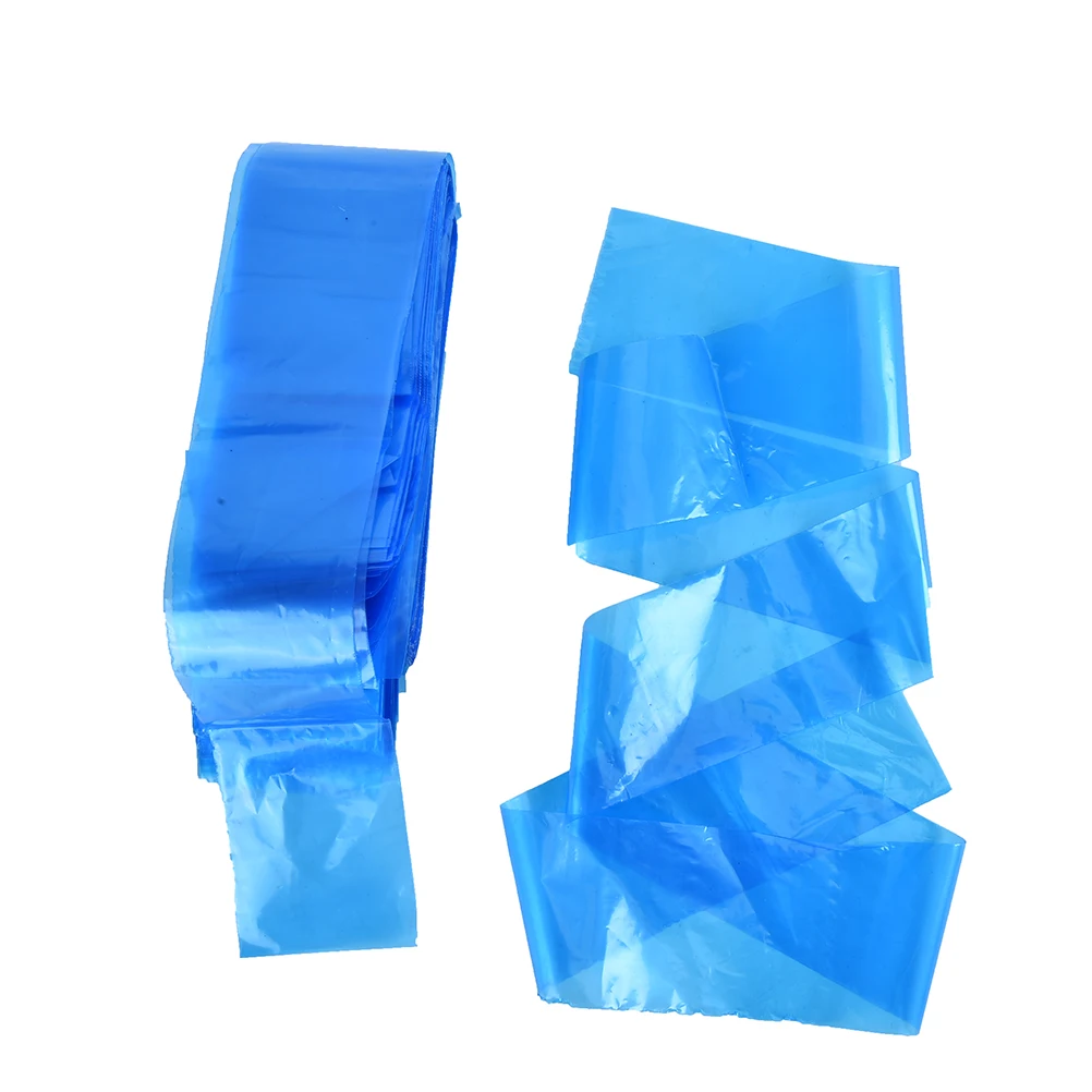 

100Pcs Tattoo Clip Cord Sleeves Bags Supply Disposable Covers Bags for Tattoo Machine Professional Tattoo Accessory Blue Color
