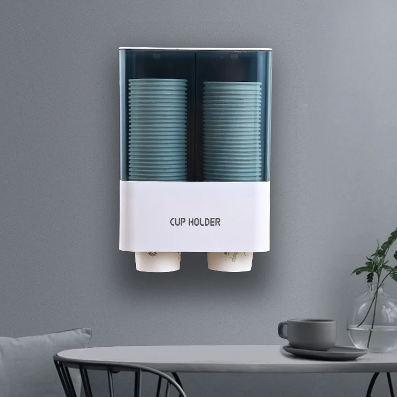 Одноразовый держатель для бумажных стаканчиков настенный пылезащитный дома