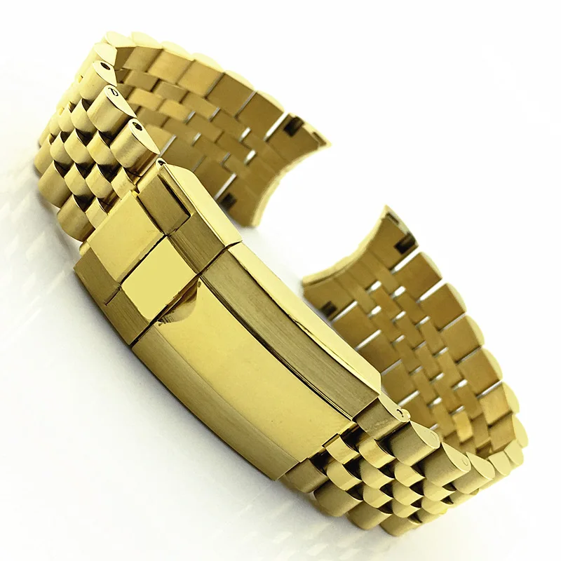 20mm Stainless Steel Replacement Wrist Watch Band watchband Strap Bracelet Jubilee with Oyster Clasp For Rolex GMT Master II | Наручные