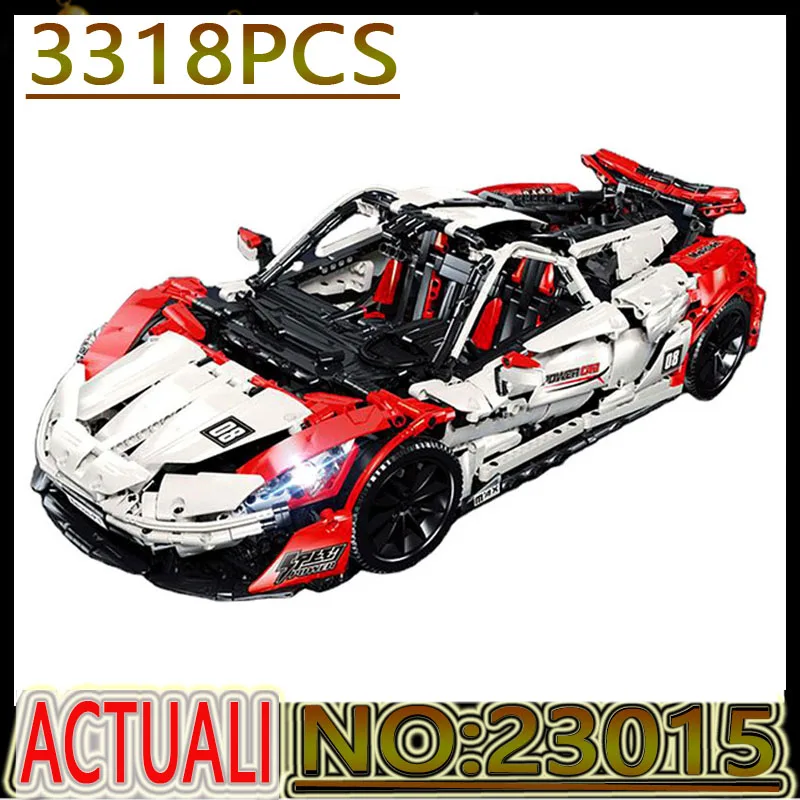 

DHL в наличии 23015 новой серии P1 супер модель гоночной машины конструкторных блоков, Детские кубики образовательные игрушки для детей на день ...