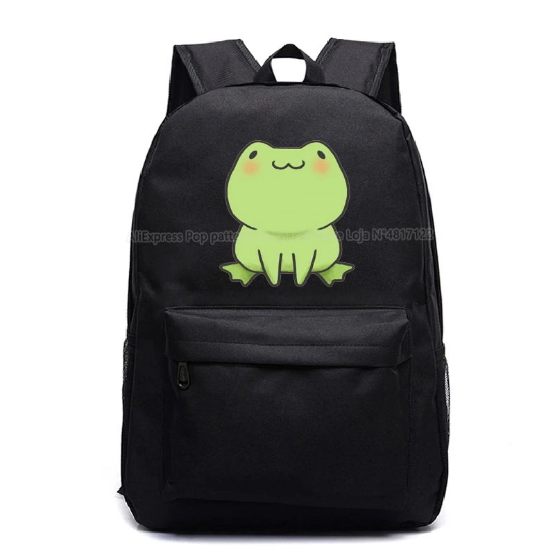 Children Cute Frog Backpack Kids Cartoon Anime Schoolbags Students Animals Knapsack Boys Girls Teens Travel Rucksack Mochila