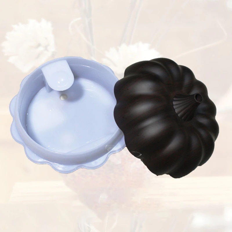 

600ML Pumpkin Shape Aromatherapy Essential Oil Diffuser Cool Mist Ultrasonic Bedroom Humidifier,EU Plug