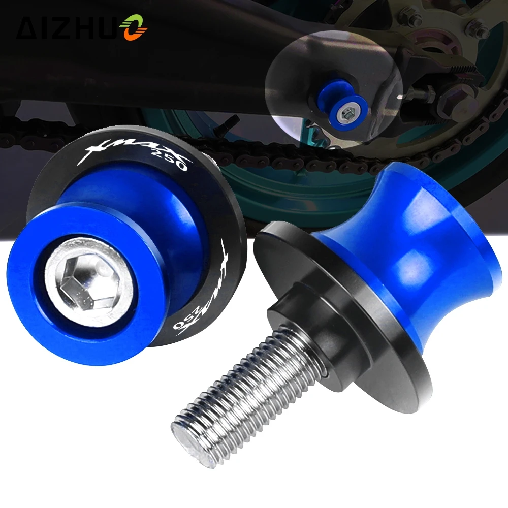 

Винты для стойки мотоцикла YAMAHA XMAX250 XMAX 250 X-MAX Xmax 2020 CNC алюминиевые аксессуары 6 мм катушки слайдера с логотипом