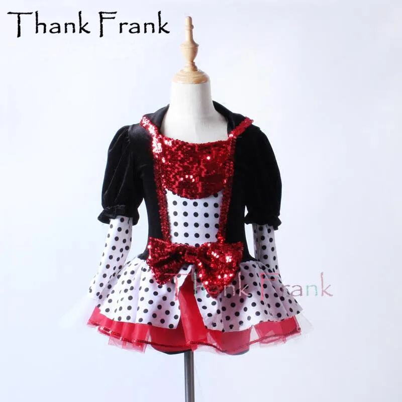 Новинка балетное платье с блестками платье-пачка в горошек бантом для девочек и