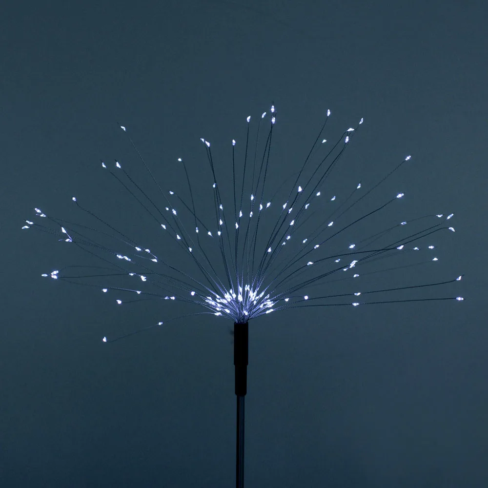 

Водонепроницаемая сказочная гирлянда, 90/150 светодиодов, уличный светильник на солнечной батарее, фейерверк, s-образный садовый светильник д...