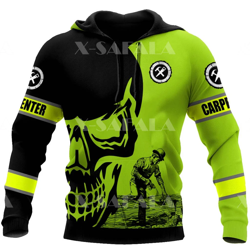 

Carpenter Skull Lumberjack Arborist 3D Print Spring Hoodie Man Women Harajuku Outwear Zipper Pullover Sweatshirt Casual-2